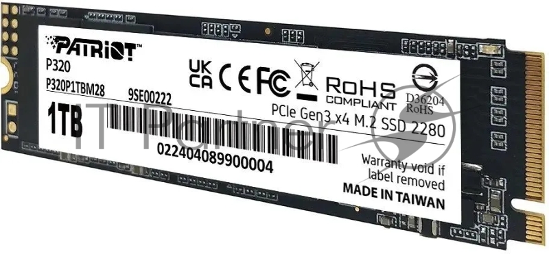 SSD жесткий диск PATRIOT M.2 2280 1TB P320 P320P1TBM28 PATRIOT