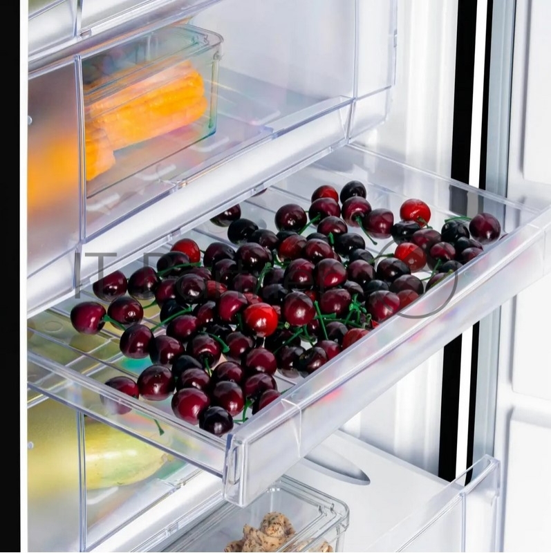 Морозилка NORDFROST DF 268 BAP, черный, 256л, 6 ящиков