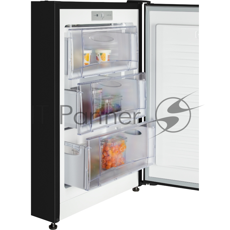 Морозилка NORDFROST DF 256 BAP, черный, 100л, 3 ящика