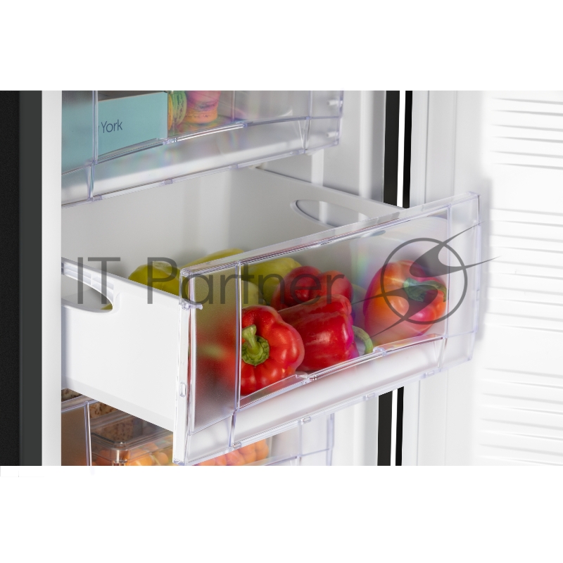 Морозилка NORDFROST DF 256 BAP, черный, 100л, 3 ящика