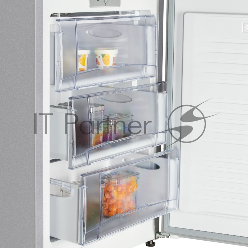 Морозилка NORDFROST DF 256 SAP, серебристый, 100л, 3 ящика