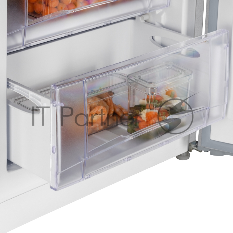 Морозилка NORDFROST DF 261 SAP, серебристый, 139л, 3 ящика