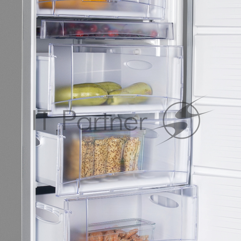 Морозилка NORDFROST DF 268 SAP, серебристый, 256л, 6 ящика