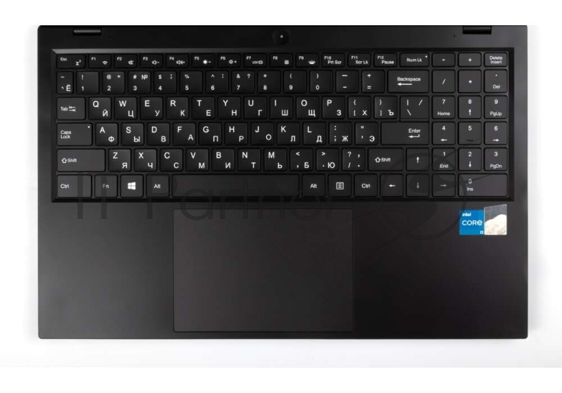 Ноутбук IRBIS 15N 15.6 FHD (1920x1080) IPS AG,Core i3-1215U,16Gb DDR4-3200(2),512Gb SSD NVMe M.2,Wi-Fi 6+BT 5,5300mAh,Metal Case,Kbd Bl,Type-C Charger,1.77kg,Black,1yw,Win11