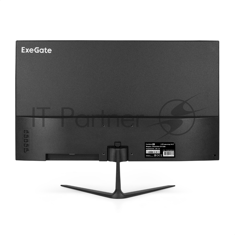 Монитор безрамочный 24.5 ExeGate SmartView EH1500 (IPS LED Grade A+, FHD, 1920x1080@75Гц, 16:9, 250cd/m2, 1000:1, 178°/178°, 5ms, D-Sub, HDMI, Flicker-free, FreeSync, Low Blue Light, кабель HDMI 1.5м, VESA 75x75, регулировка наклона (tilt), черный)