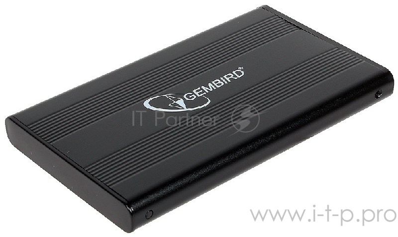 Контейнер Gembird EE2-U2S-5 для 2.5 SATA HDD, алюминиевый, черный (USB2.0)