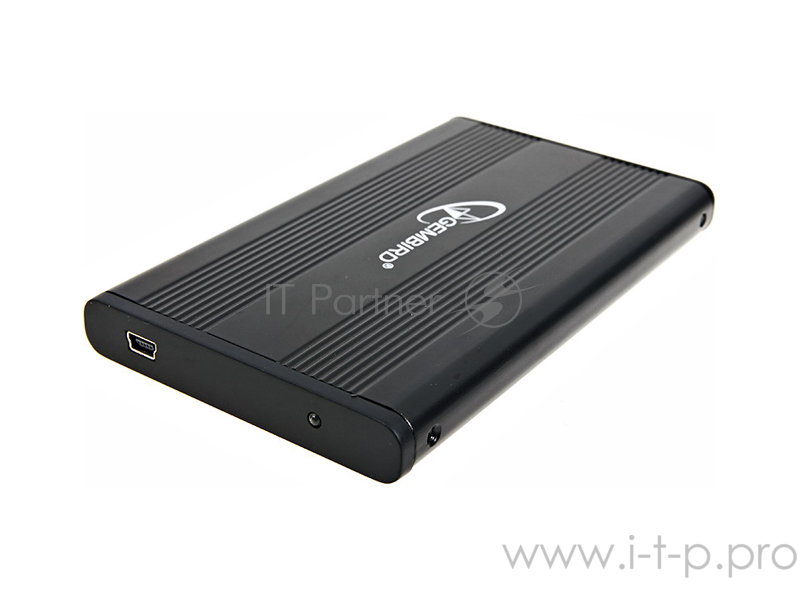 Контейнер Gembird EE2-U2S-5 для 2.5 SATA HDD, алюминиевый, черный (USB2.0)