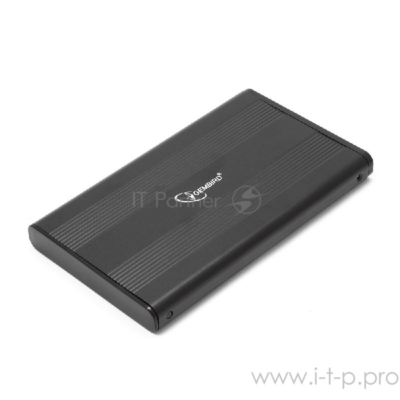 Контейнер Gembird EE2-U2S-5 для 2.5 SATA HDD, алюминиевый, черный (USB2.0)