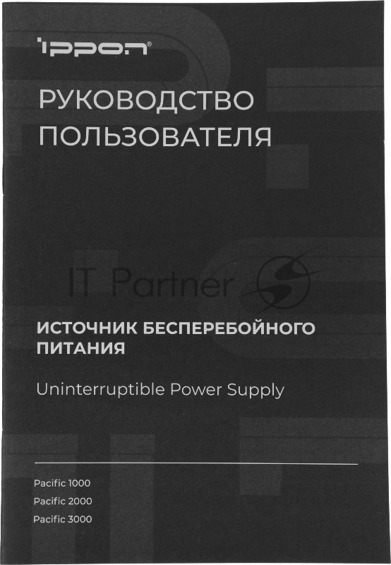 Дополнительный батарейный модуль Ippon Pacific 3000 2700Вт 3000ВА черный {1976002}