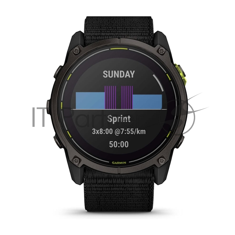 Смарт-часы Garmin Enduro 3 карбоново-серый, черный 51мм