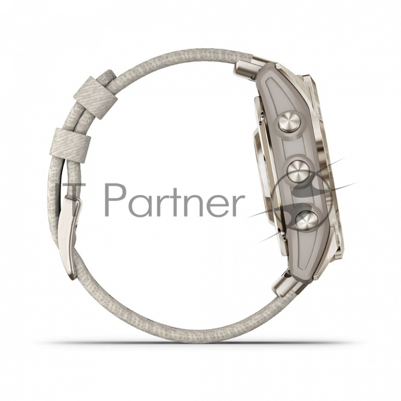 Смарт-часы Garmin Epix Pro (Gen 2) Sapphire золотистый, нейлоновый ремешок 42мм