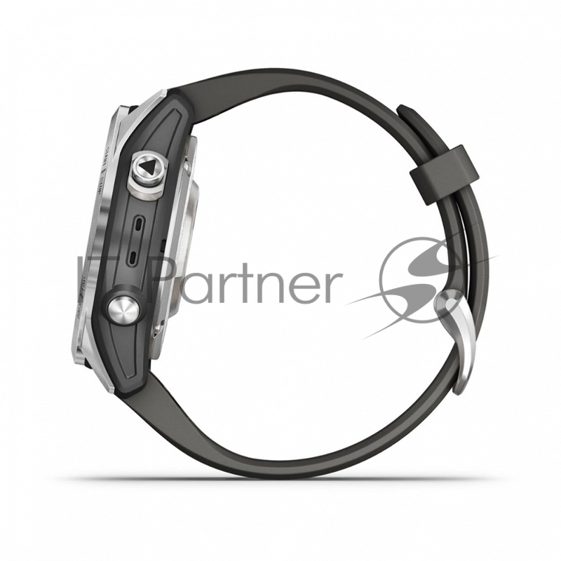 Смарт-часы Garmin Fenix 7s Pro Solar серебристый 42мм