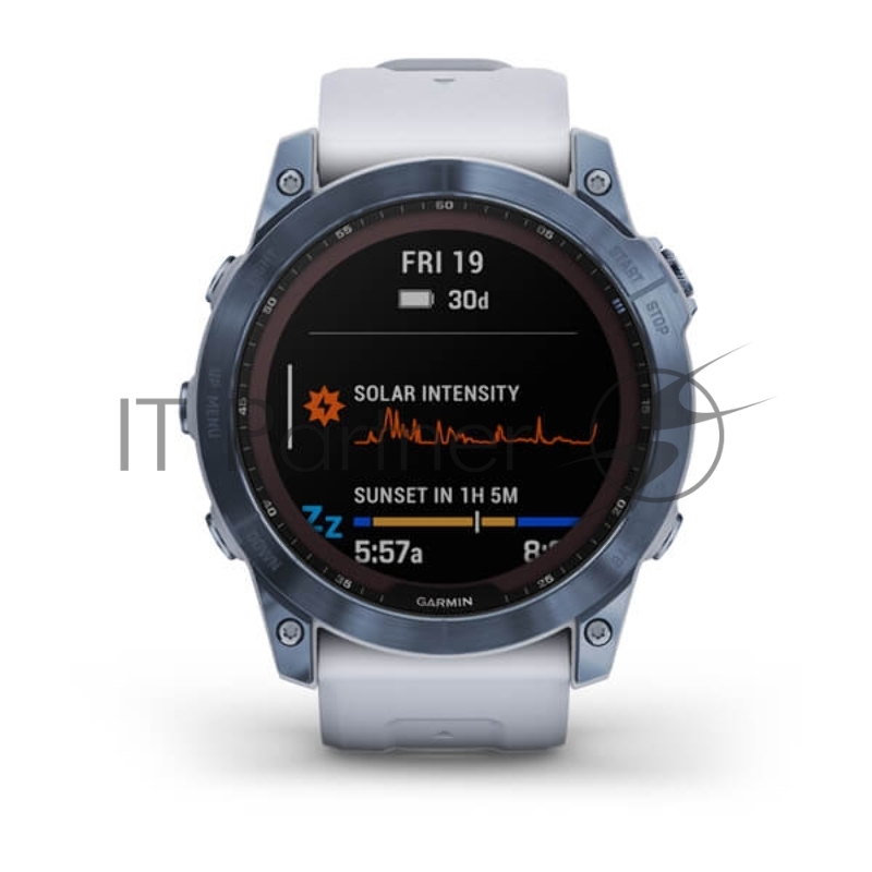 Смарт-часы Garmin Fenix 7x Sapphire Solar синий минерал 51мм