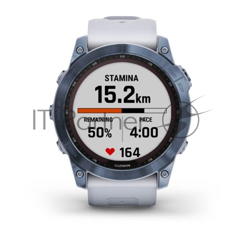 Смарт-часы Garmin Fenix 7x Sapphire Solar синий минерал 51мм