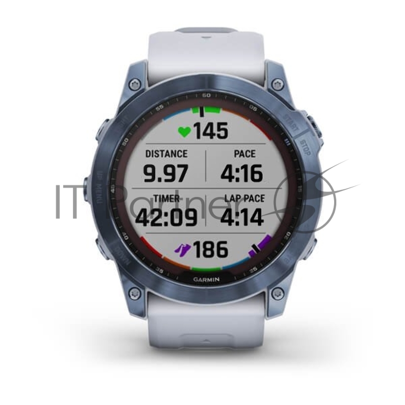 Смарт-часы Garmin Fenix 7x Sapphire Solar синий минерал 51мм