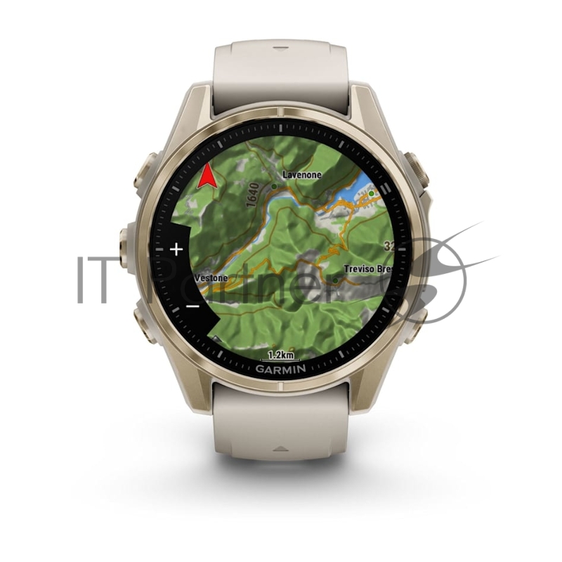 Смарт-часы Garmin Fenix 8 AMOLED Sapphire золотистый, дымчато-серый 43мм