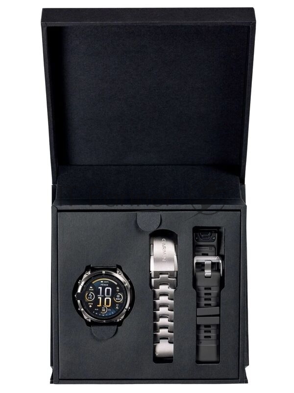 Смарт-часы Garmin Fenix 8 AMOLED Sapphire титановый серый, титановый браслет 47мм