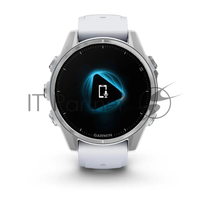 Смарт-часы Garmin Fenix 8 AMOLED серебристый, белый 43мм