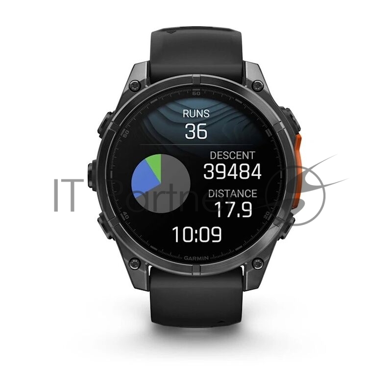 Смарт-часы Garmin Fenix 8 AMOLED серый, черный 47мм