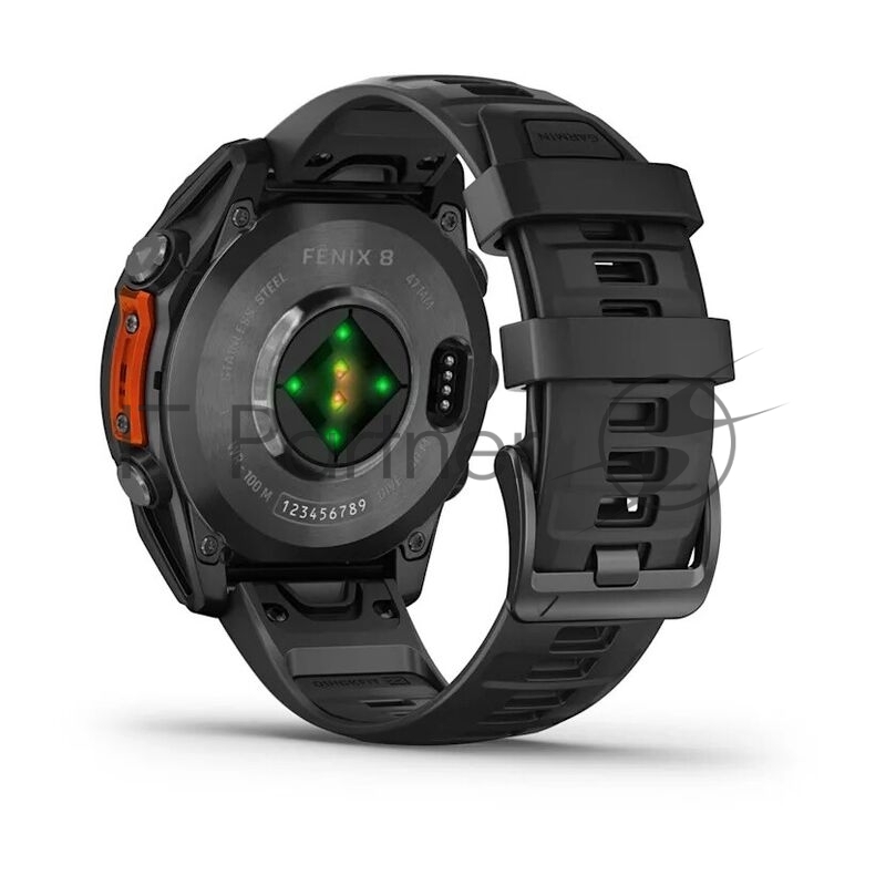Смарт-часы Garmin Fenix 8 AMOLED серый, черный 47мм