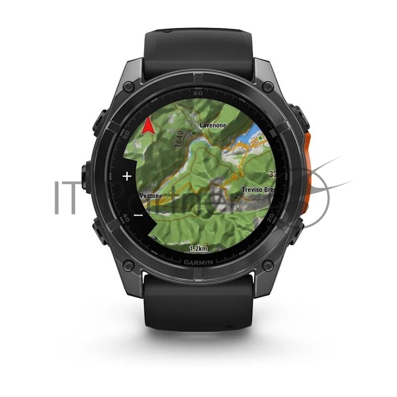Смарт-часы Garmin Fenix 8 AMOLED серый, черный 51мм