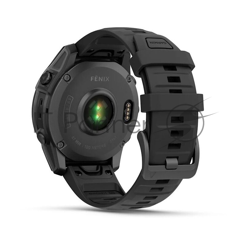 Смарт-часы Garmin Fenix E AMOLED темно-серый, черный 47мм