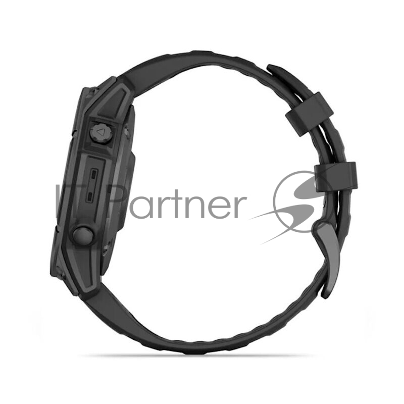 Смарт-часы Garmin Fenix E AMOLED темно-серый, черный 47мм