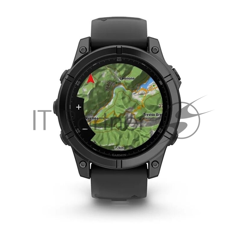 Смарт-часы Garmin Fenix E AMOLED темно-серый, черный 47мм