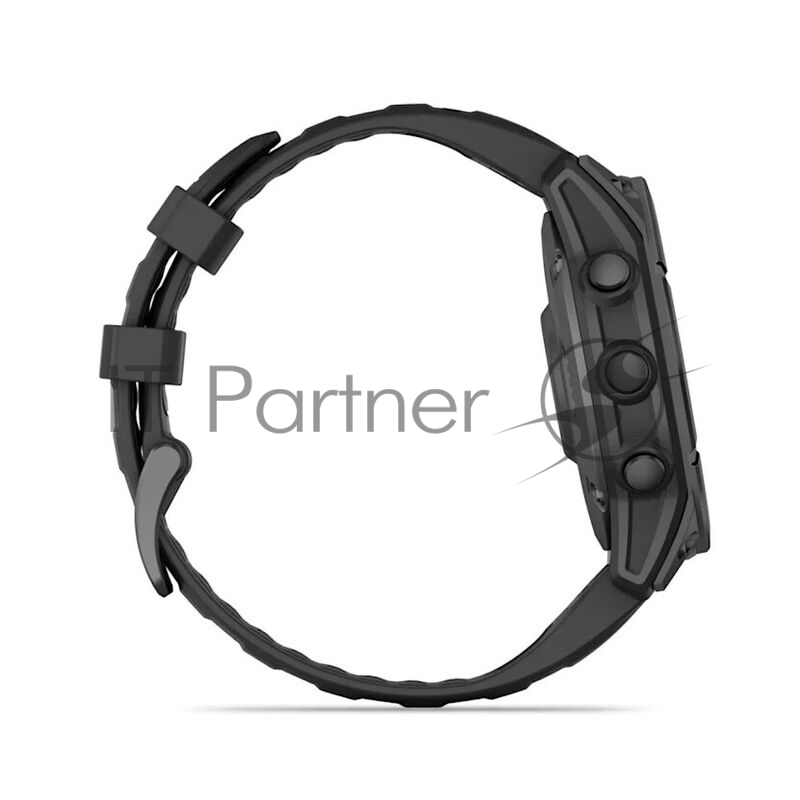 Смарт-часы Garmin Fenix E AMOLED темно-серый, черный 47мм