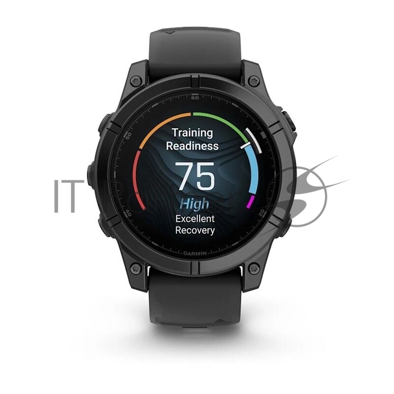 Смарт-часы Garmin Fenix E AMOLED темно-серый, черный 47мм