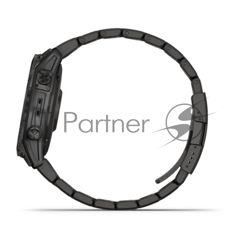 Смарт-часы Garmin Fenix 7 Sapphire Solar титановый угольно-серый 47мм