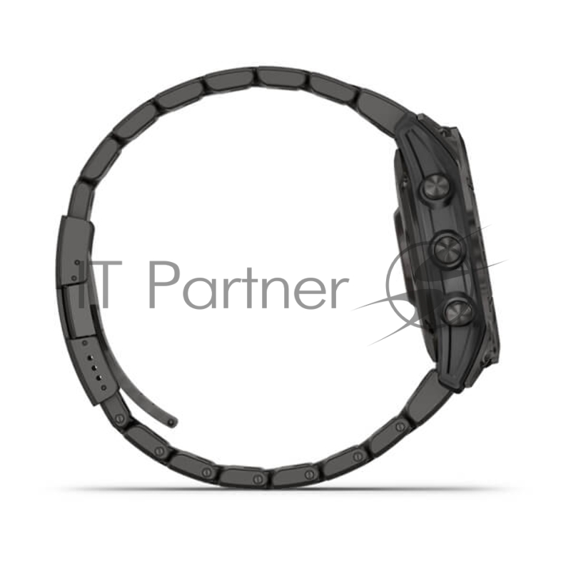 Смарт-часы Garmin Fenix 7 Sapphire Solar титановый угольно-серый 47мм