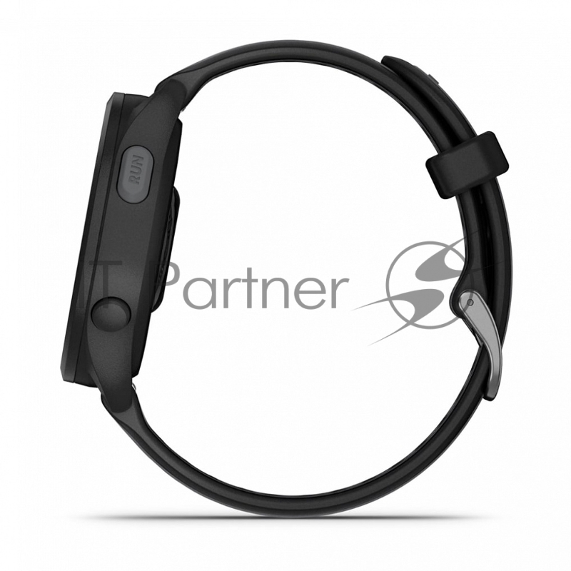 Смарт-часы Garmin Forerunner 165 черный, серый ремешок 43мм