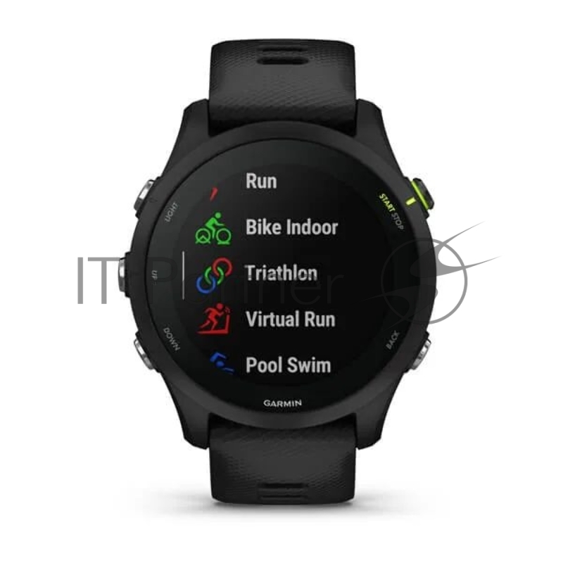 Смарт-часы Garmin Forerunner 255 Music черный 45,6мм