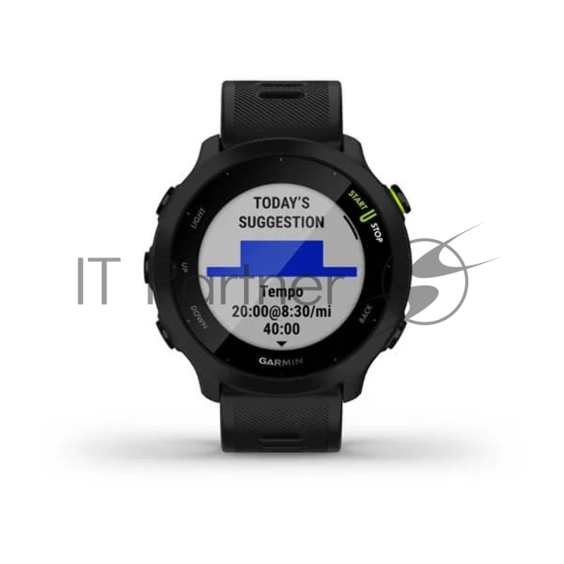 Смарт-часы Garmin Forerunner 55 черный 42мм