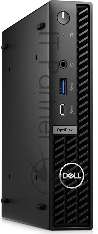 Неттоп Dell Optiplex 7020 Micro i3 14100T (2.7) 16Gb SSD512Gb UHDG 730 Linux Ubuntu GbitEth 260W мышь клавиатура черный (7020-3620)