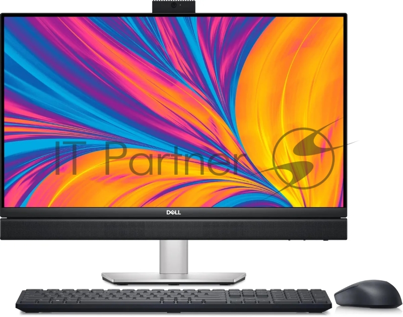 Моноблок Dell Optiplex 7420 23.8 Full HD i3 14100T (2.5) 8Gb SSD256Gb UHDG 730 CR Linux Ubuntu GbitEth WiFi BT 130W клавиатура мышь Cam черный 1920x1080