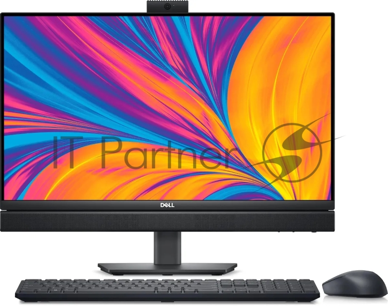 Моноблок Dell Optiplex 7420 23.8 Full HD i5 14500T (1.7) 8Gb SSD256Gb UHDG 770 CR Linux Ubuntu GbitEth WiFi BT 130W клавиатура мышь Cam черный 1920x1080