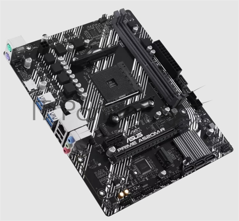 Материнская плата ASUS PRIME A520M-R, Socket AM4, A520, 2*DDR4,HDMI, 4SATA3 + RAID, Audio, Gb LAN, M2, USB 5Gbps, USB 2.0, COM*1 header (w/o cable), mATX 90MB1H60-M0EAY0