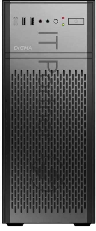 Корпус Digma DCC-MD301 черный без БП ATX 1x80mm 4x120mm 1xUSB2.0 1xUSB3.0 audio