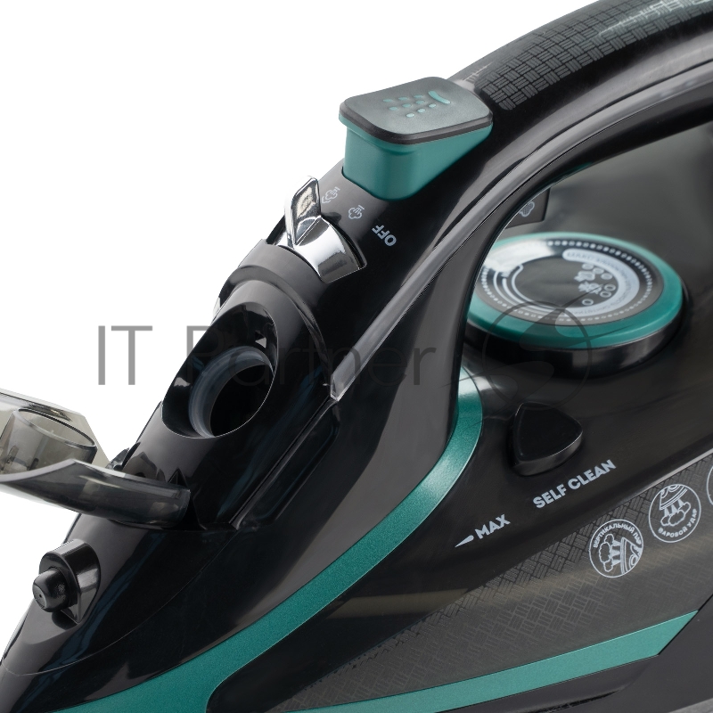 Утюг паровой Galaxy GL 6136 черный с зеленым