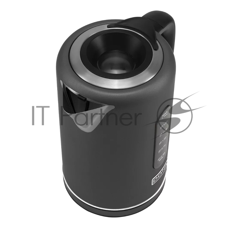 Чайник Polaris PWK-1729СA (2200W, 1,7л, ВЕРХ. ЗАЛИВ, нерж.) графитовый