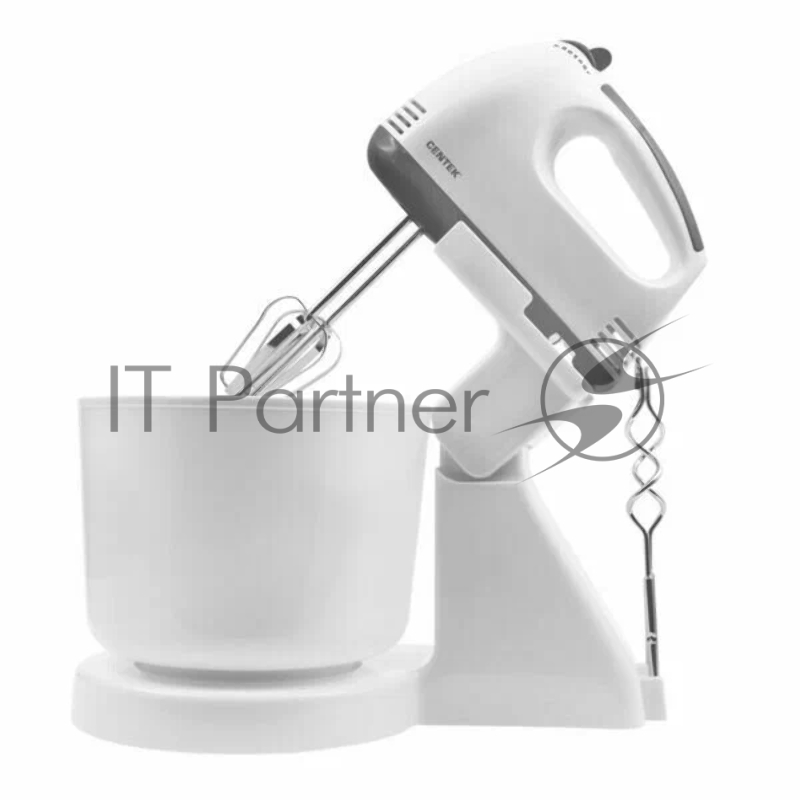 Миксер с чашей Centek CT-1113 (белый/серый)