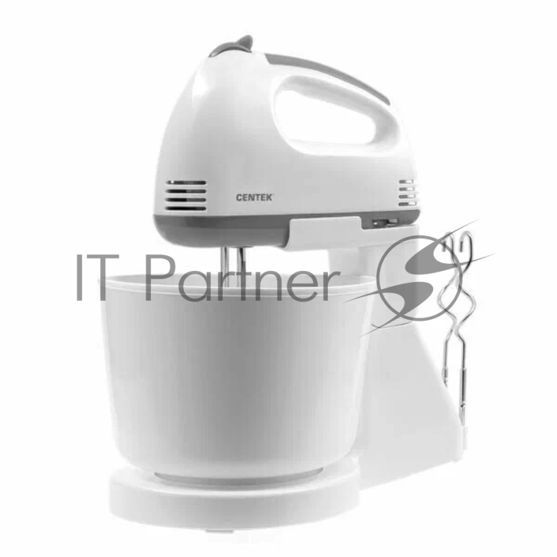 Миксер с чашей Centek CT-1113 (белый/серый)