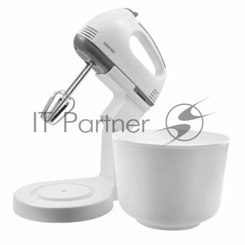 Миксер с чашей Centek CT-1113 (белый/серый)
