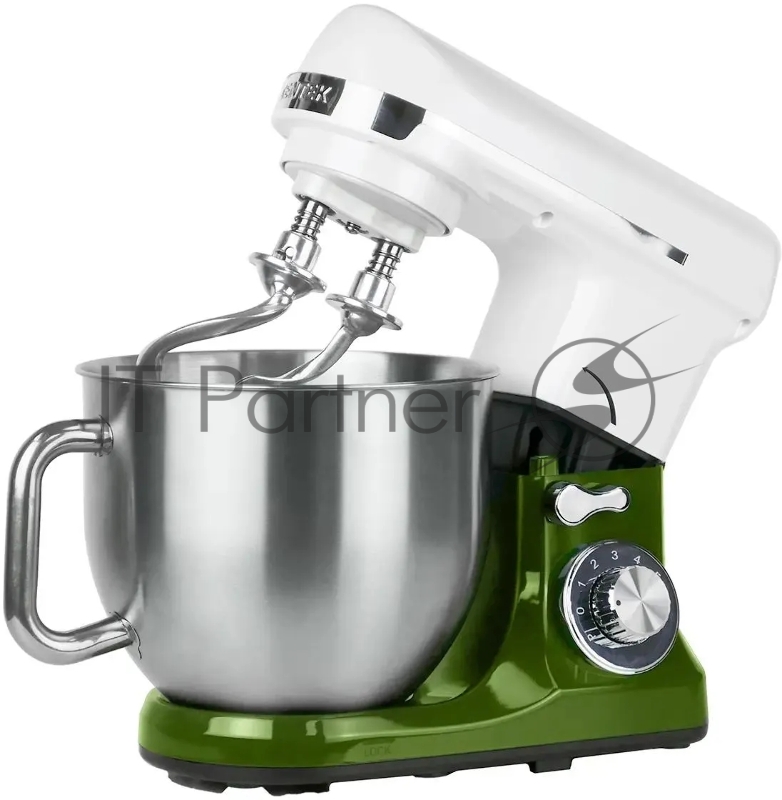 Миксер планетарный Centek CT-1133 (белый/изумруд)