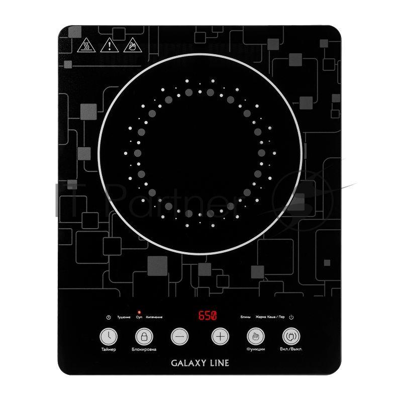 Индукционная плитка Galaxy GL 3067 черный