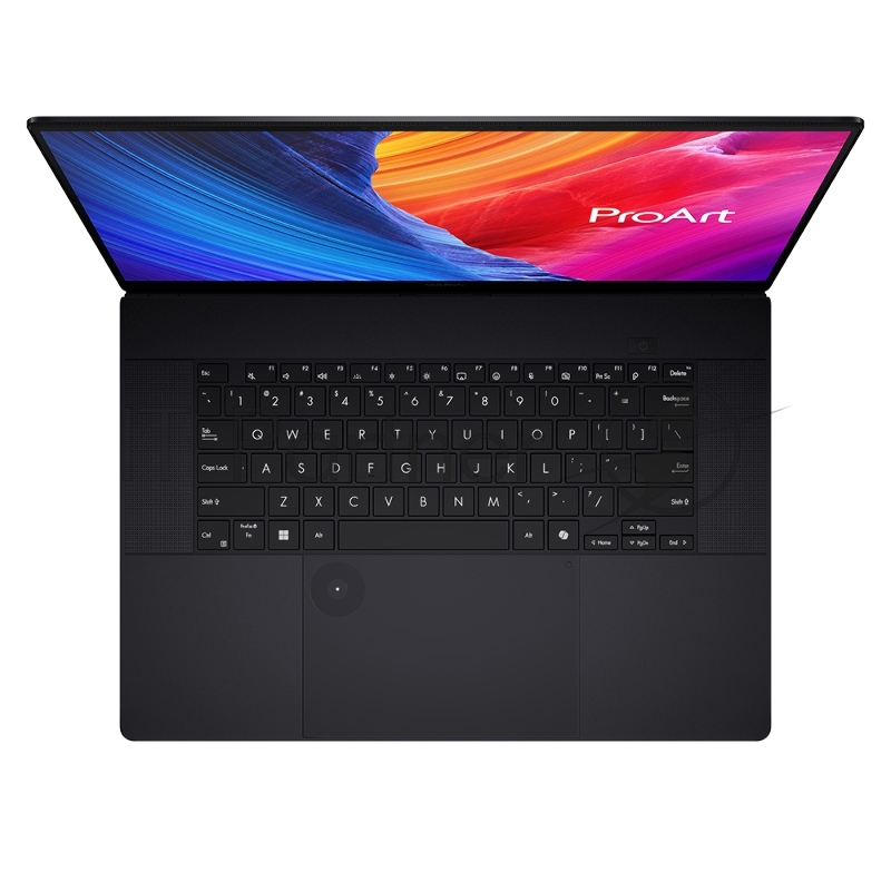 Ноутбук ASUS ProArt P16 H7606WV-ME098X 16(3840x2400 OLED)/Touch/AMD Ryzen AI 9 HX 370(2Ghz)/32768Mb/2TbPCISSDGb/ GeForce RTX4060(8192Mb)/Cam/BT/WiFi/90 1y/1.85kg/Nano Black/Win11Pro + алюм корп DialPad USB-RJ45 кабель