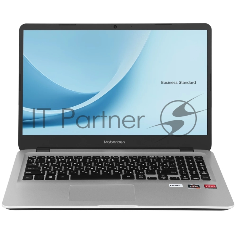 Ноутбук Maibenben B115A 15.6(1920x1080 (матовый) IPS)/AMD Ryzen 3 4300U(2.7Ghz)/8192Mb/512PCISSD AMD Graphics/Cam/BT/WiFi/51.28WHr/ 2y/1.65kg/Silver/Linux + Screen 60Hz, 16:9