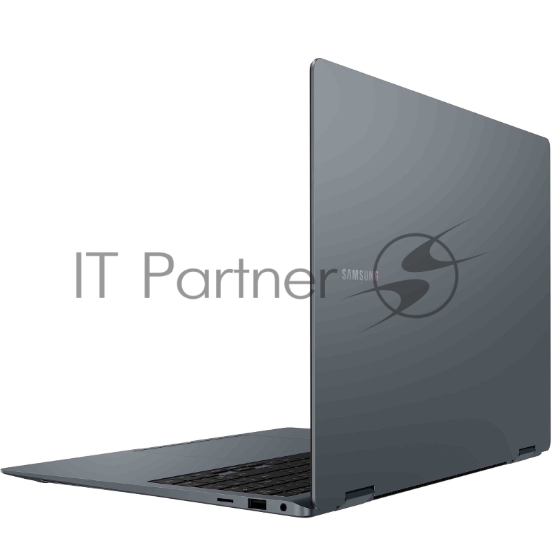 Ноутбук Samsung Galaxy Book4 Pro 360 16(2880x1800 AMOLED)/Touch/Intel Core Ultra 7 155H(1.4Ghz)/16384Mb/512PCISSD Arc graphics/Cam/BT/WiFi/76WHr/war 1y/1.66kg/Moonstone Gray/Win11Home + Eng kbd 3 pin